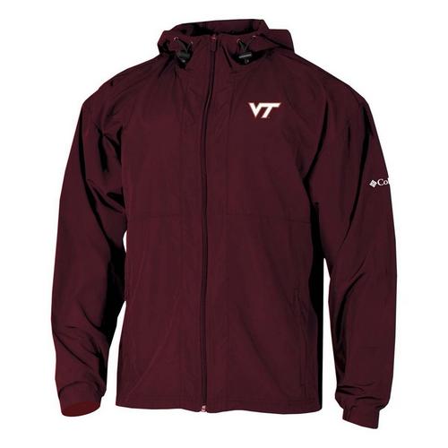 Columbia Virginia Tech Hokies The Prodigy Full Zip Windbreaker Jacket - Primary Image