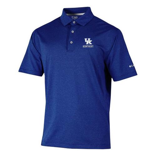 Columbia Kentucky Wildcats Sand Tee Alternate Logo Polo - Primary Image