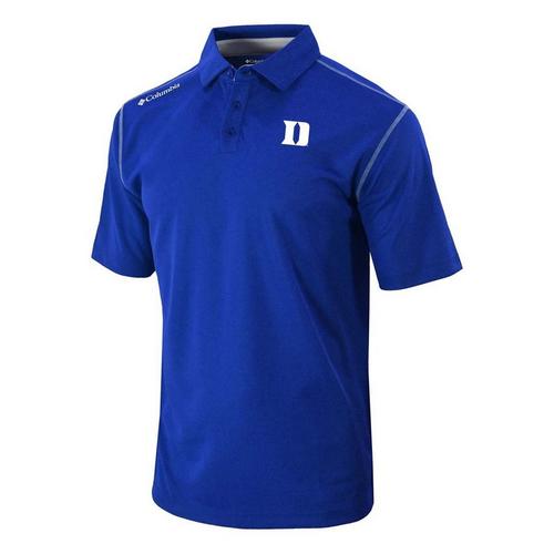 Columbia Duke Blue Devils Shotgun Decorated Polo - Primary Image