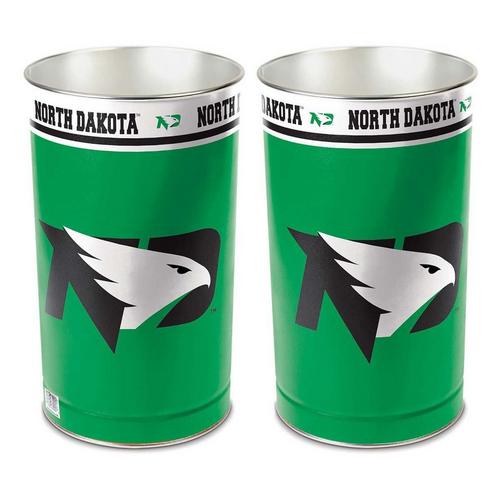 Wincraft North Dakota Fighting Hawks Trash Can - Primary Image