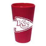 Wincraft Kansas City Chiefs Team Red 16oz Silicone Pint Glass - Thumbnail 1 of 2