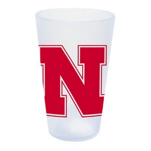 Wincraft Nebraska Cornhuskers Icicle 16oz Silicone Pint Glass - Primary Image