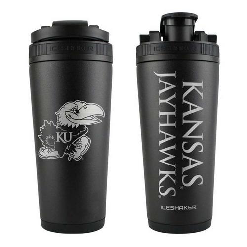 Wincraft Kansas Jayhawks ICESHAKER Solid 26oz Shaker Bottle - Primary Image