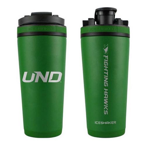 Wincraft North Dakota Fighting Hawks ICESHAKER Ombre 26oz Shaker Bottle - Primary Image