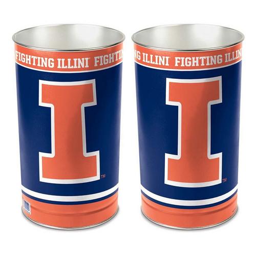 Wincraft Illinois Fighting Illini Trash Can - Primary Image