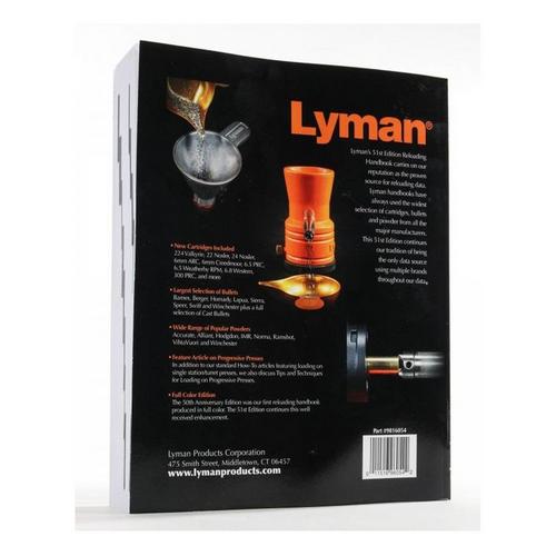 Lyman 51st Edition Softcover Reloading Manual - Primary Image