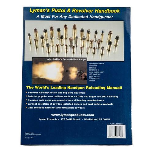 Lyman Pistol and Revolver 3rd Edition Reloading Handbook - Primary Image