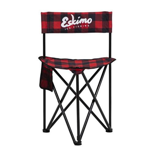 Eskimo Plaid XL Folding Ice Chair - Primary Image