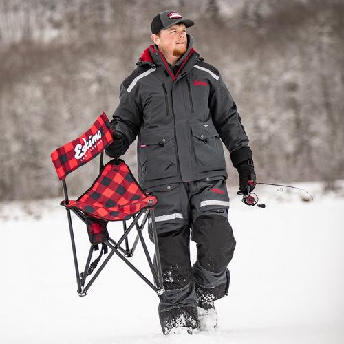 Eskimo Plaid XL Folding Ice Chair - Primary Image