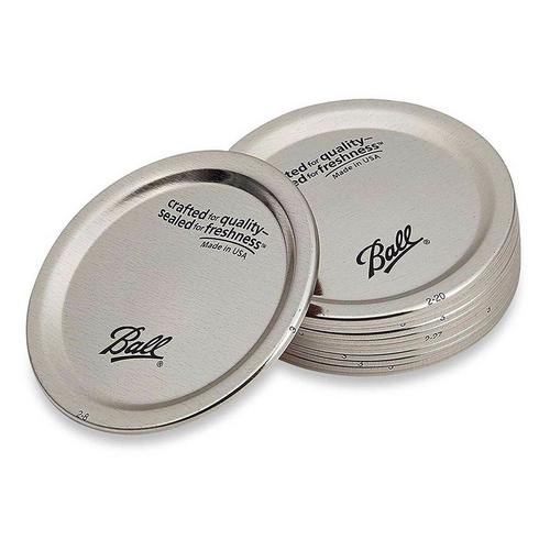 Ball 12pk Regular Mouth Canning Lids and Bands - Primary Image