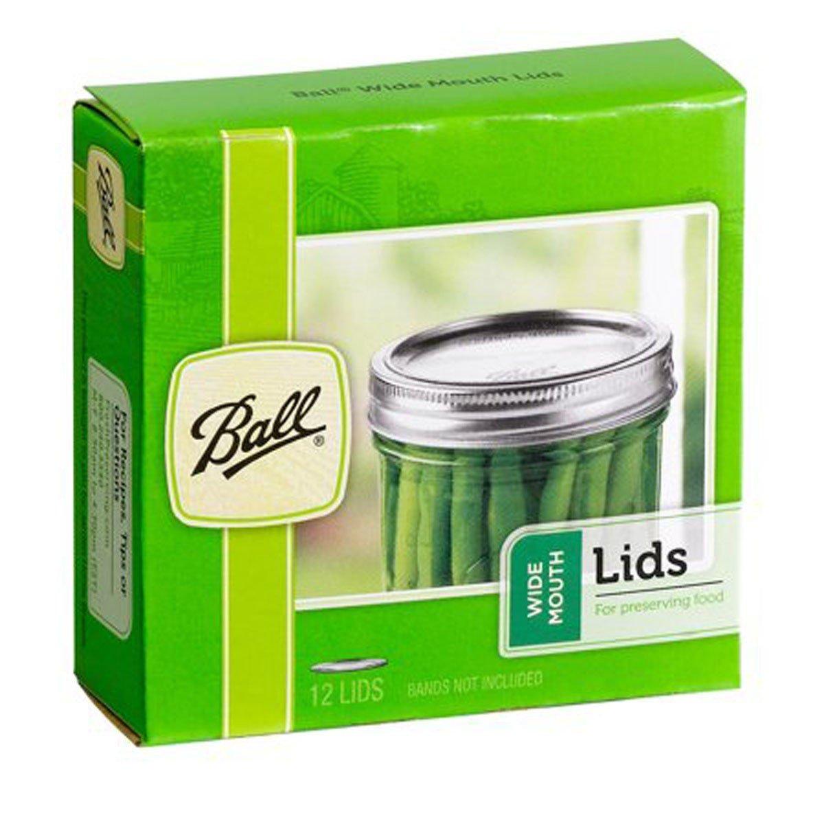 Ball 12 Pack Wide Mouth Mason Jar Lids - Ball