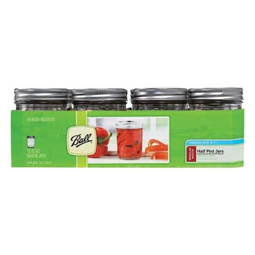 Ball 12 pk Regular Mouth 8 oz Mason Jar - Primary Image