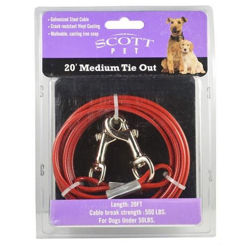 Scott Pet Cable Tie Out Medium 20FT - Primary Image