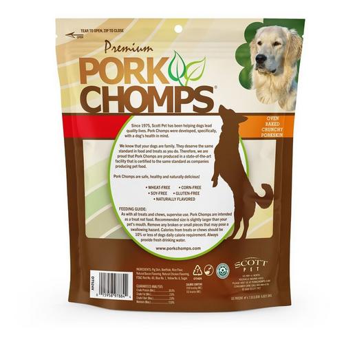 Pork Chomps Assorted Flavor Crunchy Bone Dog Treats - Primary Image