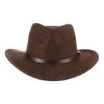 Men's Dorfman-Pacific Wool Felt Outback Cowboy Hat - Thumbnail 2 of 3