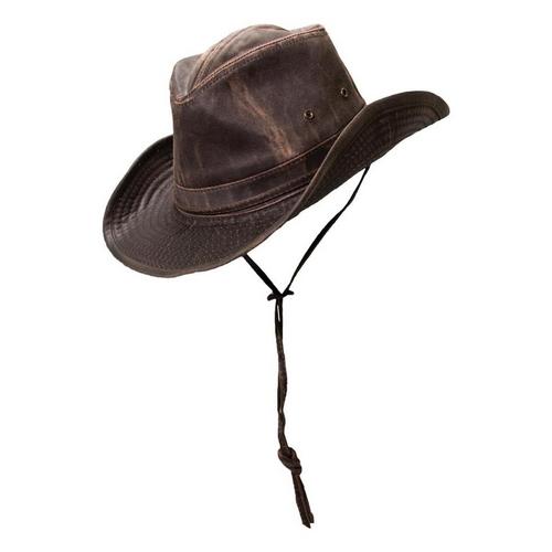Men's Dorfman-Pacific Boondocks Weathered Cotton Outback Cowboy Hat - Primary Image