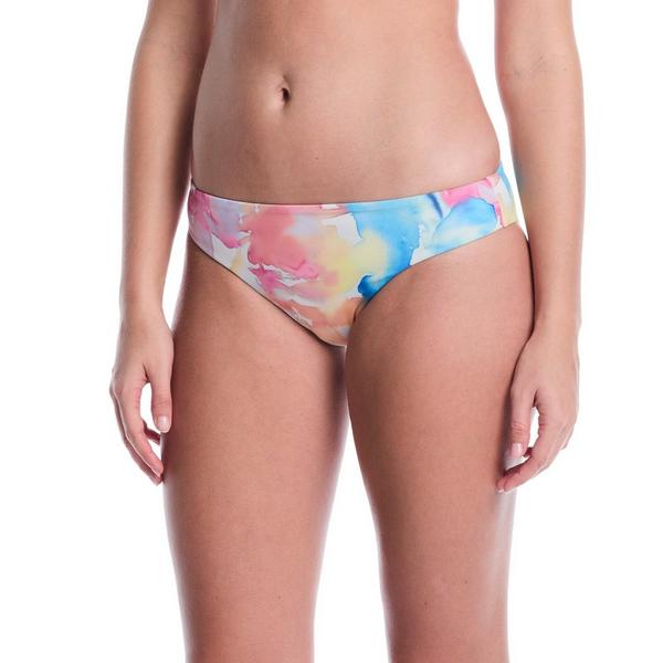 Women's Nike Effortless Aquarelle Floral Hipster Swim Bottoms Sporty Large Pink
