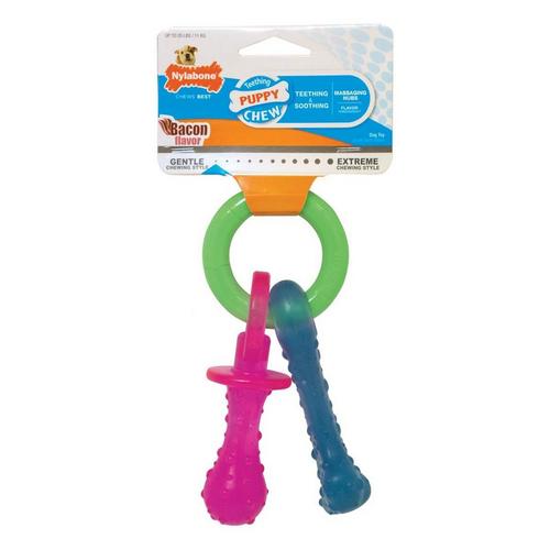 Nylabone Bacon Flavored Pacifier Puppy Chew - Primary Image