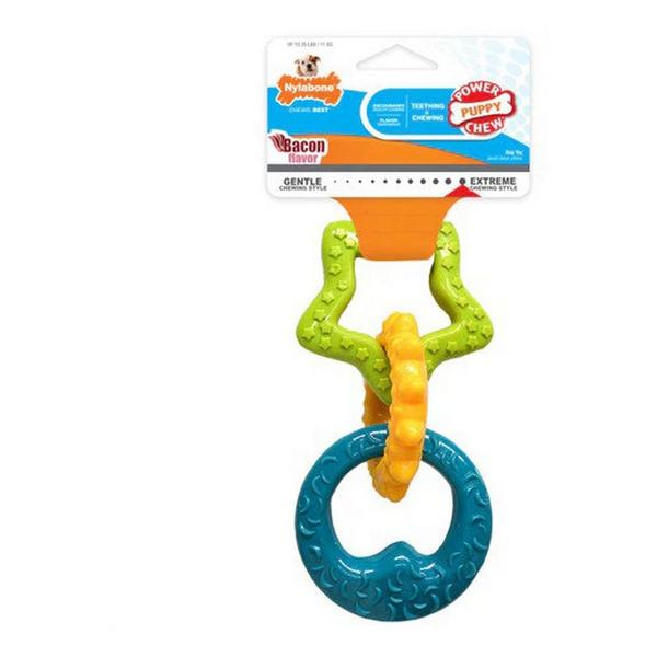 Nylabone Puppy Power Teething Rings Dog Toy