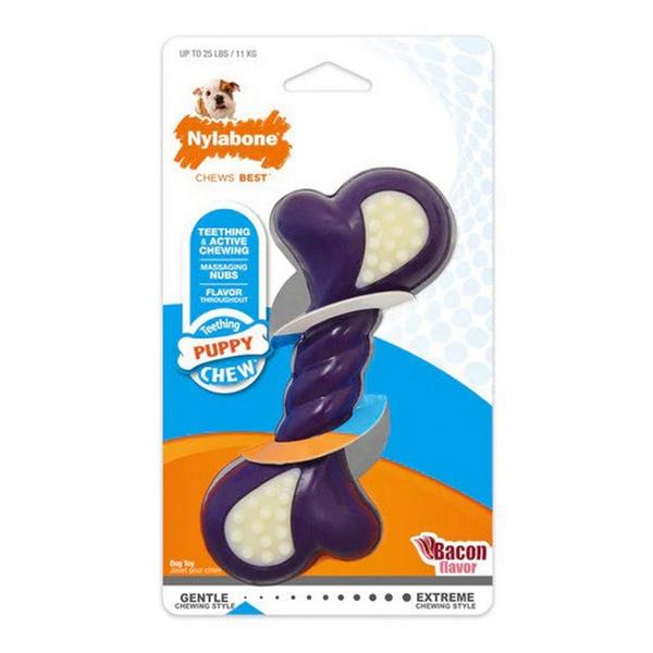 Nylabone Puppy Double Action Bone Dog Toy