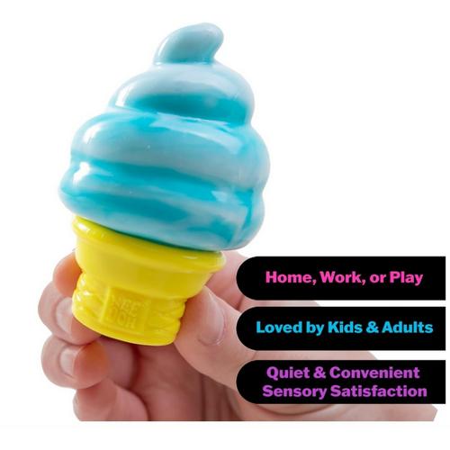 NeeDoh Nice Cream Cone Squeeze Toy (Colors May Vary)