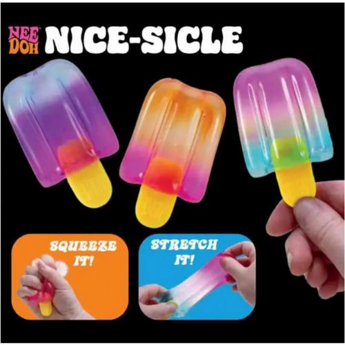 NeeDoh Nice-Sicle Squeeze Toy (Colors May Vary)