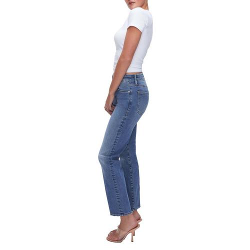 Women's GOOD AMERICAN Always Fits Good Legs Curvy Straight Jeans - Primary Image