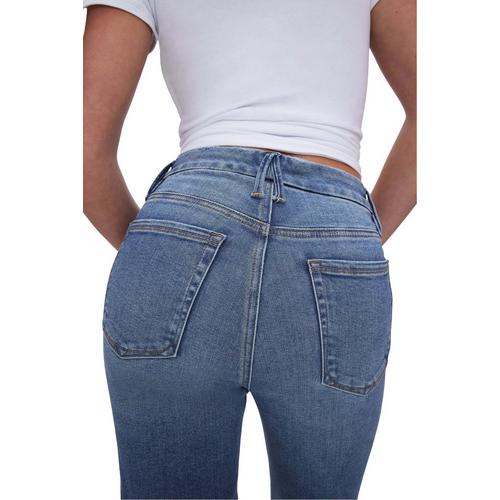 Women's GOOD AMERICAN Always Fits Good Legs Curvy Straight Jeans - Primary Image