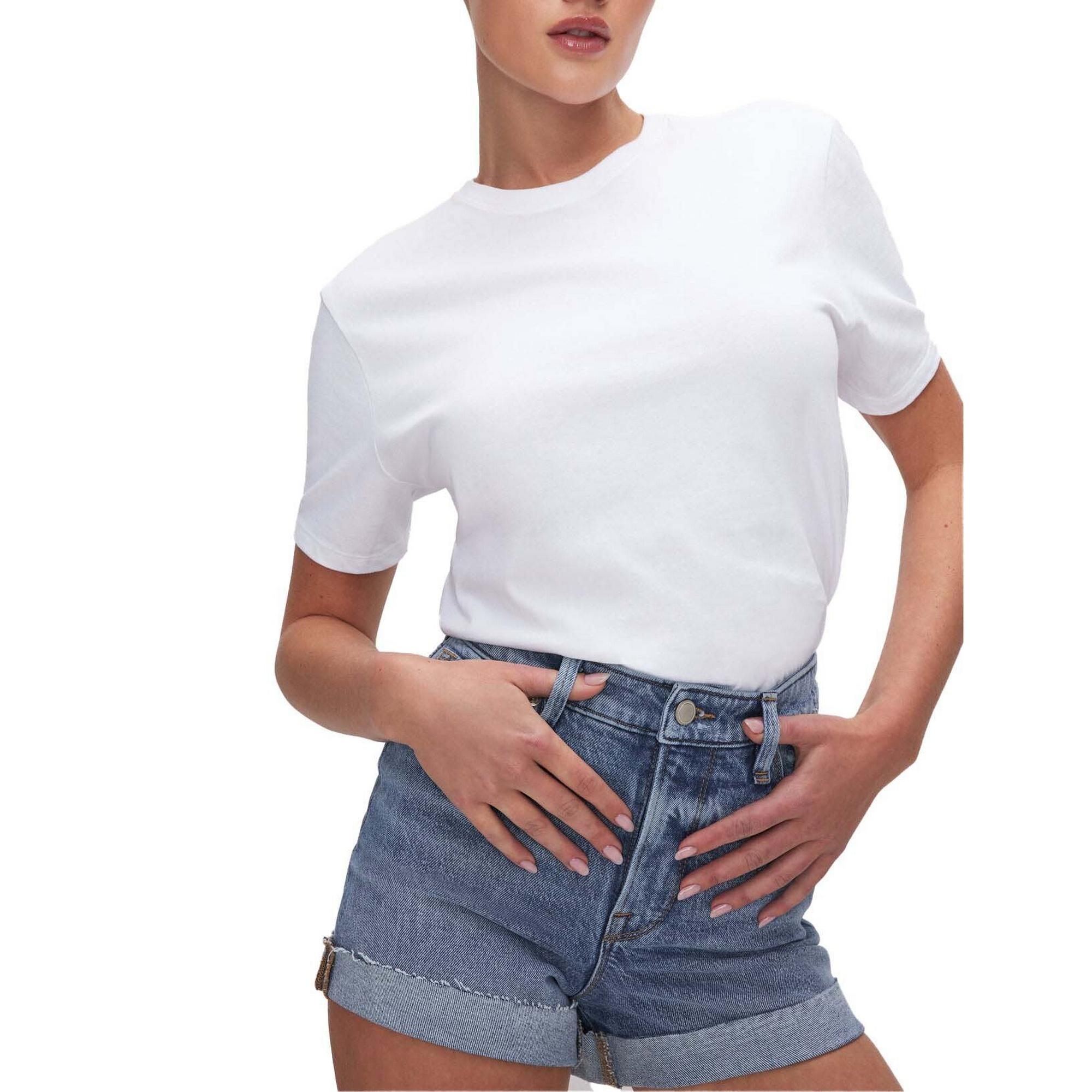 Women's GOOD AMERICAN Classic Cotton T-Shirt
