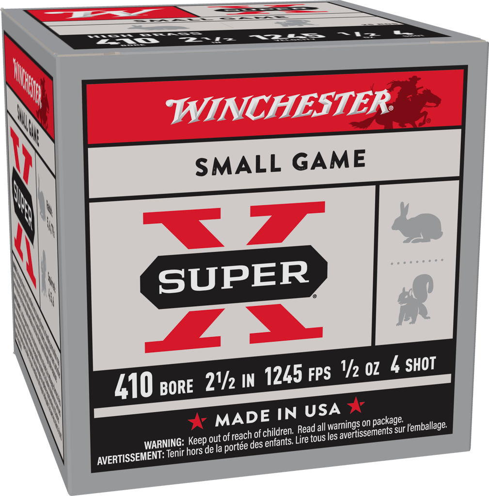 Winchester Super-X Upland & Small Game Bore .410 Bore Shotshells 25 Round Box