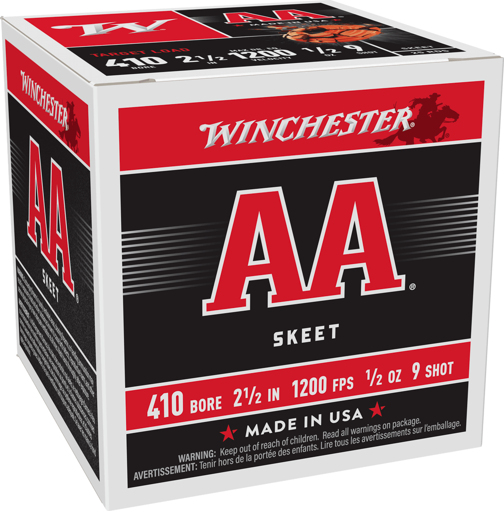 Winchester AA Super Sport Target Load .410 Bore Shotshells 25 Round Box