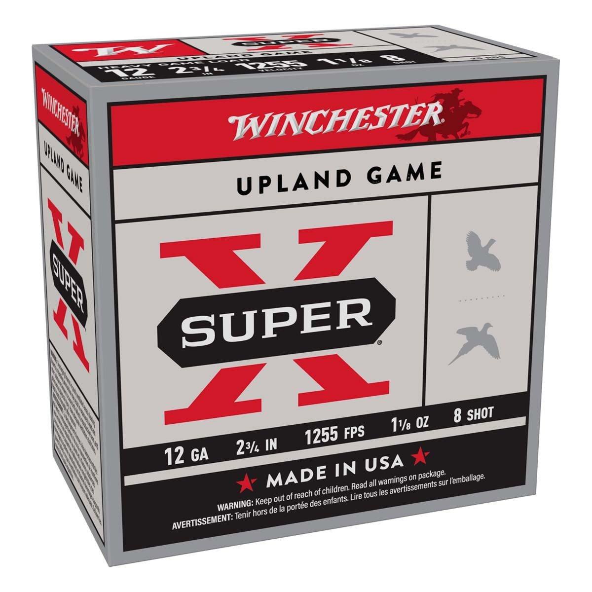 Winchester Super-X Heavy Upland Game Load 12 Gauge Shotshells 25 Round Box