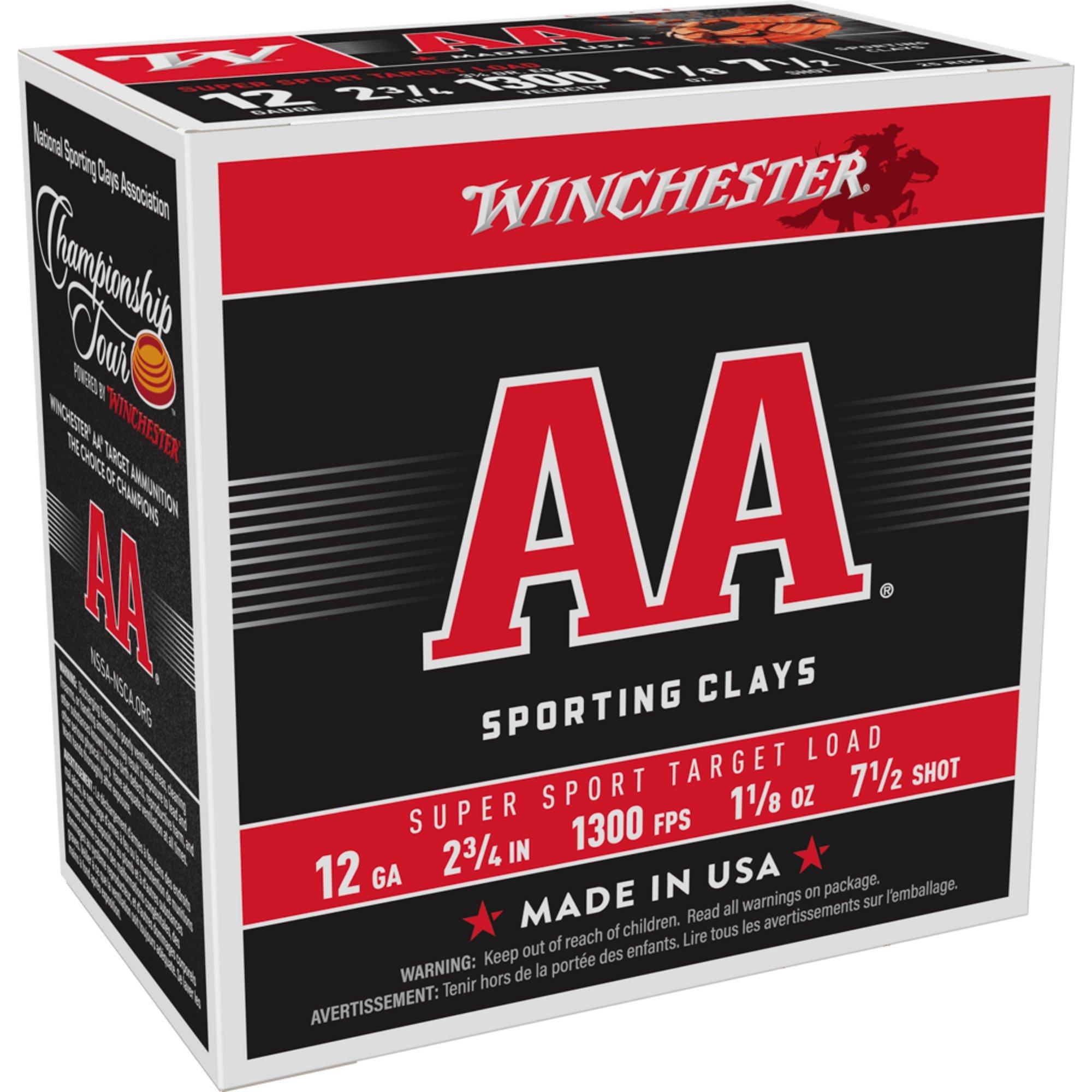 Winchester AA Super Sport Target Load 12 Gauge Shotshells 25 Round