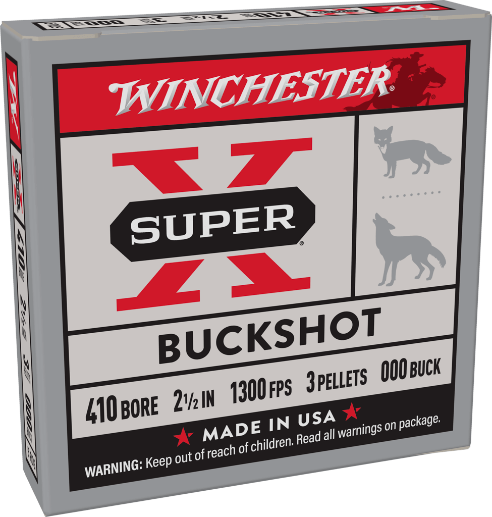 Winchester Super X Predator Buckshot .410 Bore Shotshells 5 Round Box
