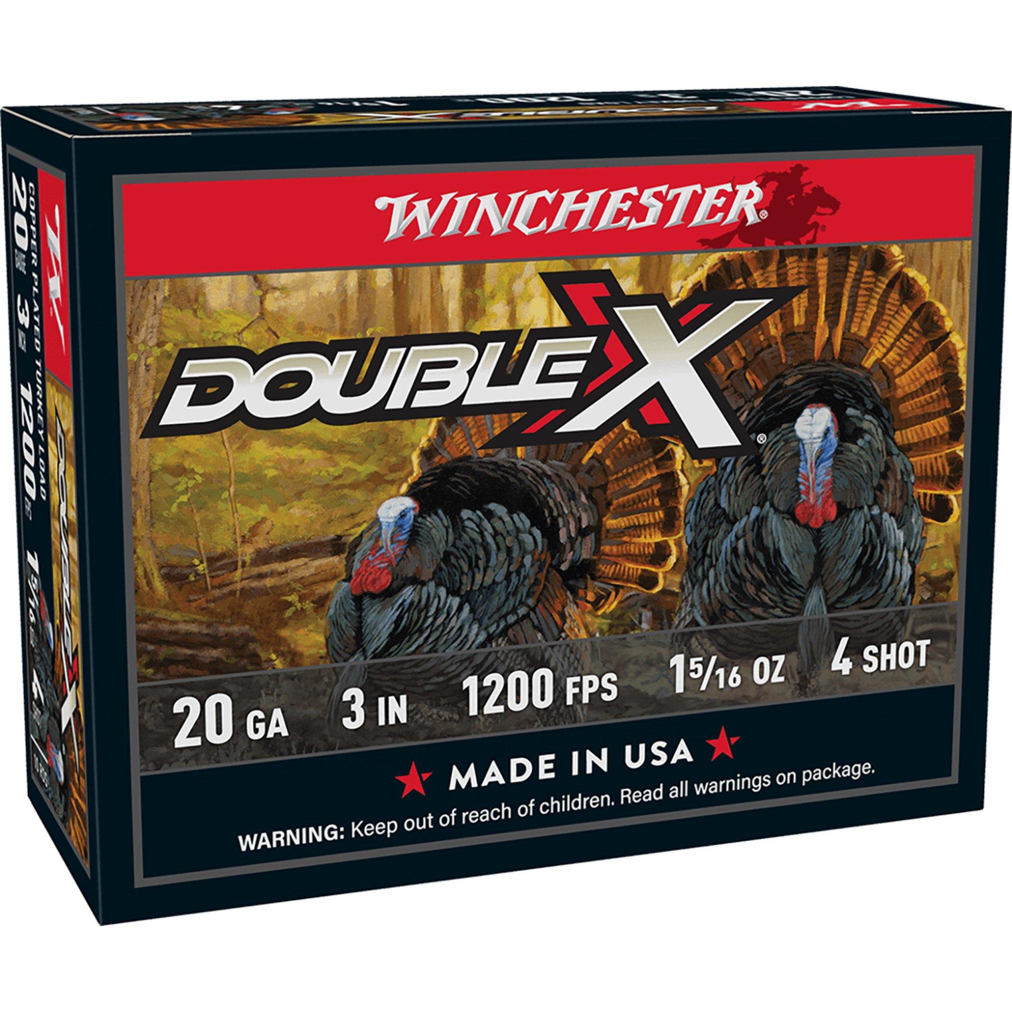 Winchester Double-X Turkey Load 20 Gauge Shotshells 10 Round Box