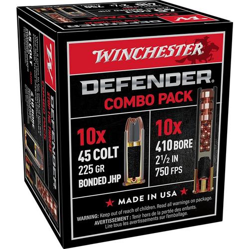 Winchester PDX1 Defender .410 Bore/45 Colt Combo Pack 20 Round Box
