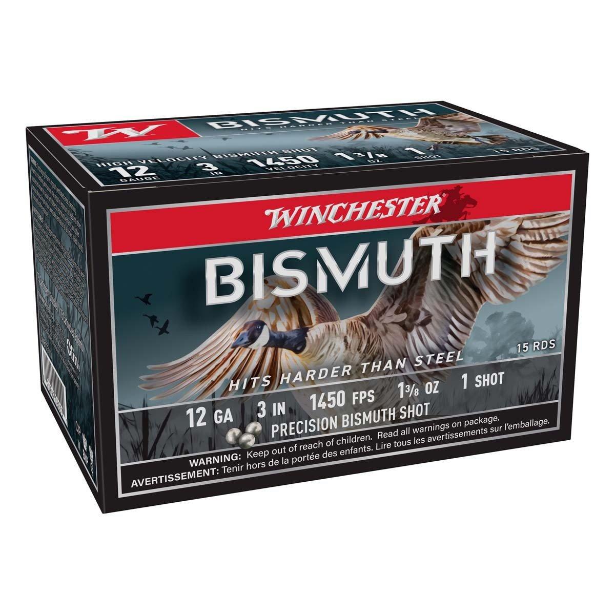Winchester BISMUTH 12 Gauge Shotshells 15 Round Box