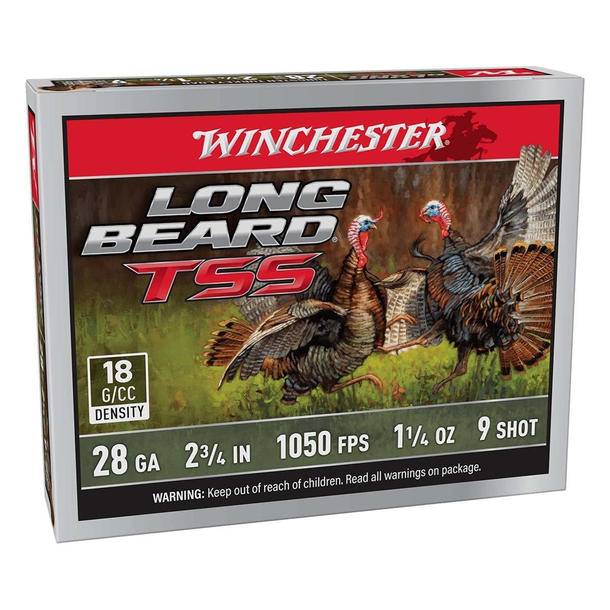 Winchester Long Beard TSS 28 Gauge Shotshells 5 Round Box