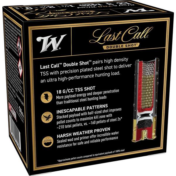 Winchester Last Call Double Shot TSS/Steel Waterfowl Shotshells