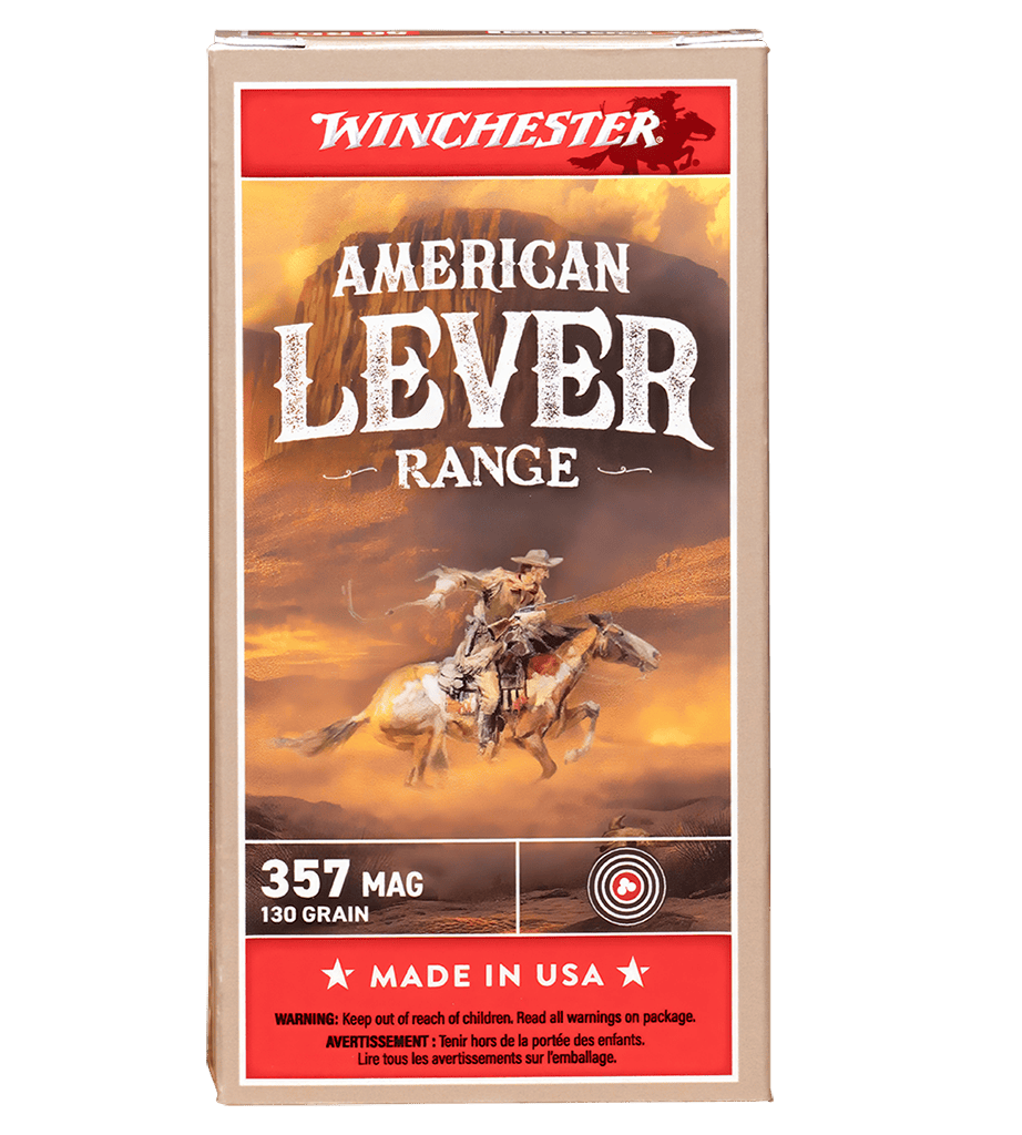 Winchester American Lever Range 357 Magnum Rifle Ammunition 50 Round Box
