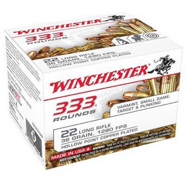 WINCHESTER 333 Hollow Point Rimfire Ammunition