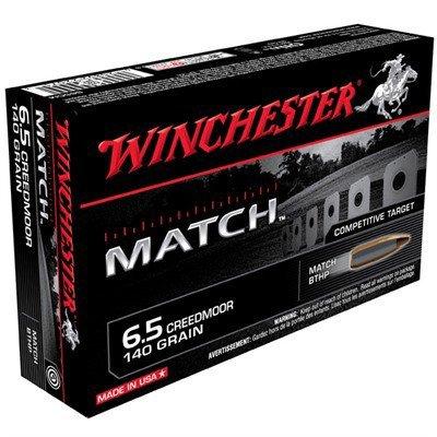 Winchester Match Competitive Target 6.5 PRC Rifle Ammunition 20 Round Box