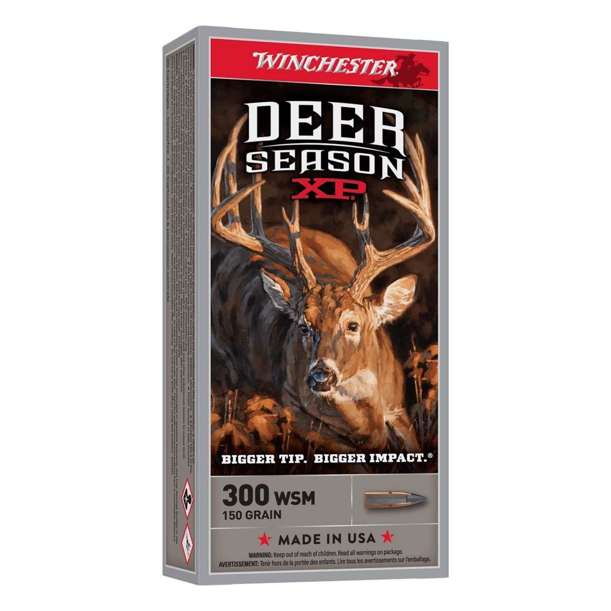 Winchester Deer Season XP 300 Winchester Short Magnum Rifle Ammunition 20 Round Box