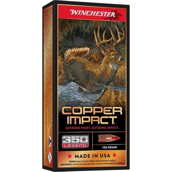Winchester Copper Impact 350 Legend Rifle Ammunition 20 Round Box