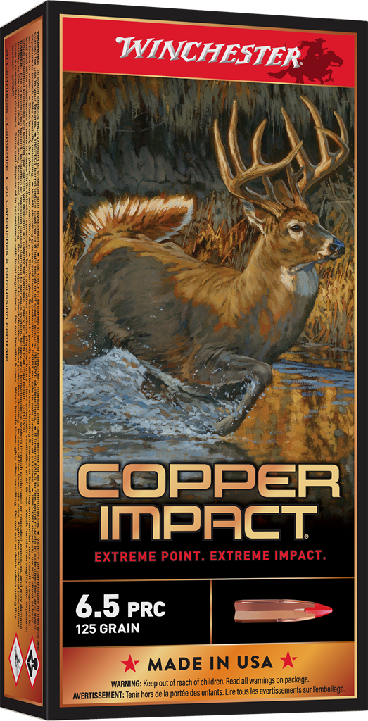 Winchester Copper Impact 6.5 PRC Rifle Ammunition 20 Round Box