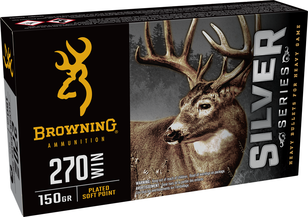 Browning Silver Series 270 Winchester Rifle Ammunition 20 Round Box