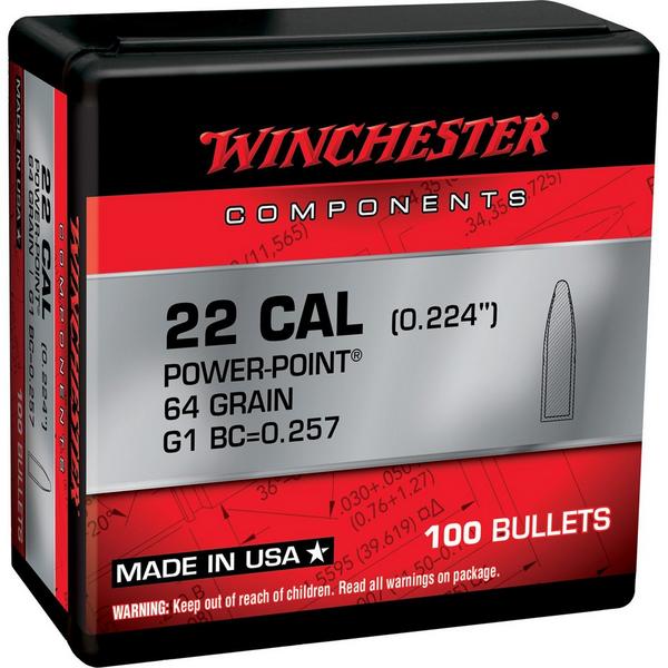 WINCHESTER Power-Point Centerfire Rifle Bullets