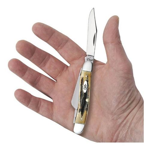Case Knives 6.5 BoneStag Medium Stockman Pocket Knife - Primary Image