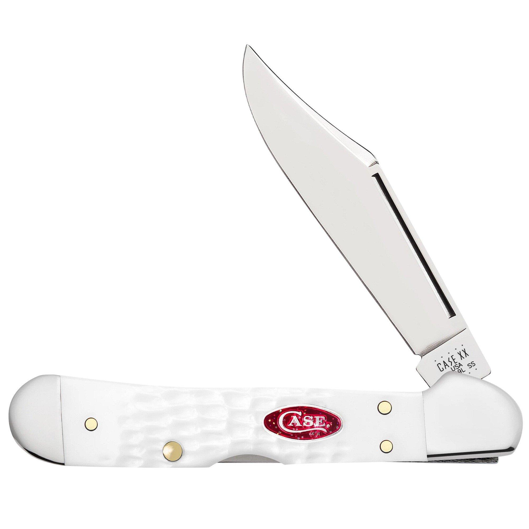 Case Knives Mini CopperLock White Synthetic Folding Pocket Knife - Case Knives
