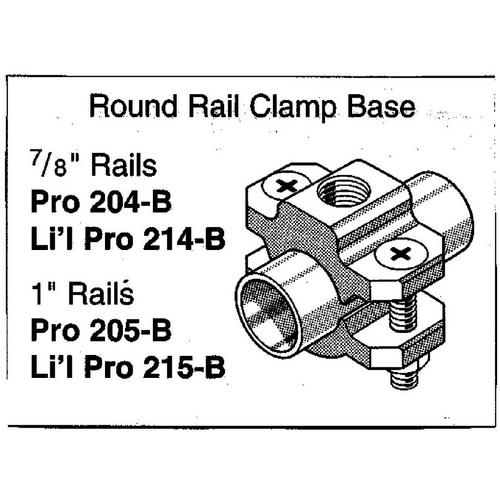 Driftmaster Li'l Pro Round Rail Base #214B - Primary Image